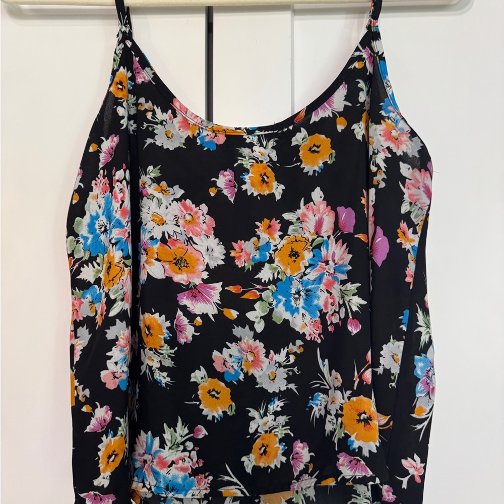 Wet Seal Multicolor Floral Camisole